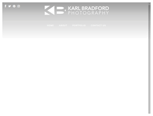 Tablet Screenshot of karlbradford.com